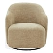 Safavieh Peitra Boucle Wood Accent Chair in Light Brown