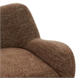 Safavieh Randal Chenille and Wood Accent Chair in Brown