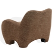 Safavieh Randal Chenille and Wood Accent Chair in Brown