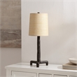 Safavieh Soline Resin Table Lamp in Black / Natural