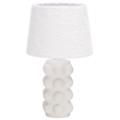 Safavieh Milou Ceramic and Fabric Table Lamp  in White