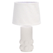 Safavieh Joss Ceramic and Fabric Table Lamp in White