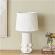 Safavieh Joss Ceramic and Fabric Table Lamp in White