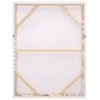 Safavieh Gentle Wood Frame 30X40 Wall Art in Tan / White