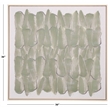 Safavieh Sage Stone 36X36 Wood Framed Wall Art  in Sage Green