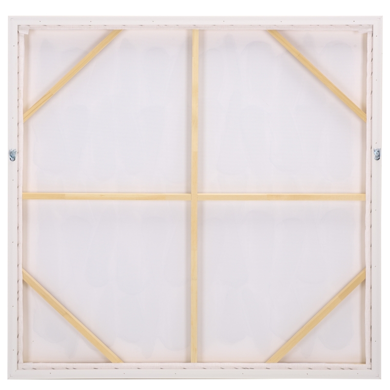 Safavieh Sage Stone 36X36 Wood Framed Wall Art  in Sage Green