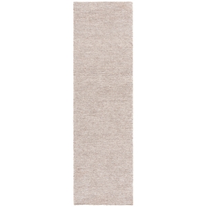 Safavieh Abstract 2'-3&quot x 8'-0&quot Wool and Jute Hand Tufted Rug in Ivory