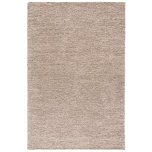 Safavieh Abstract 4'-0&quot x 6'-0&quot Wool and Jute Hand Tufted Rug in Ivory