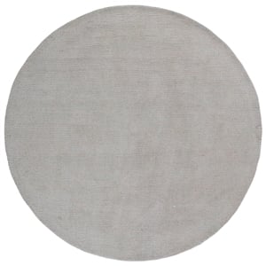 Safavieh Abstract 6'-0&quot x 6'-0&quot Wool and Cotton Hand Tufted Rug in Silver