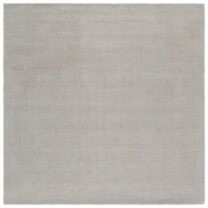 Safavieh Abstract 6'-0&quot x 6'-0&quot Wool and Cotton Hand Tufted Rug in Silver