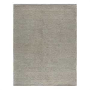 Safavieh Abstract 9'-0&quot x 12'-0&quot Wool and Cotton Hand Tufted Rug in Silver