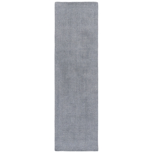 Safavieh Abstract 2'-3&quot x 8'-0&quot Wool and Cotton Hand Tufted Rug in Gray / Denim