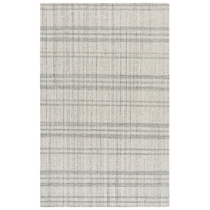 Safavieh Abstract 6'-0&quot x 6'-0&quot Wool and Cotton Hand Tufted Rug in Gray / Ivory