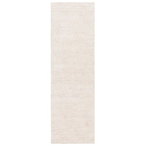 Safavieh Abstract 2'-3&quot x 22'-0&quot Wool  Hand Tufted Rug in Ivory / Beige