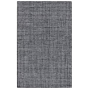Safavieh Abstract 4'-0&quot x 6'-0&quot Polyester Hand Tufted Rug in Ivory / Black