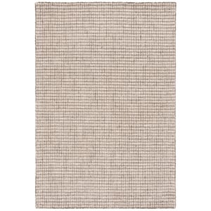 Safavieh Abstract 3'-0&quot x 5'-0&quot Wool and Jute Hand Tufted Rug in Beige / Gray