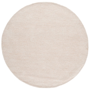 Safavieh Abstract 6'-0&quot x 6'-0&quot Polyester Hand Tufted Rug in Ivory / Beige