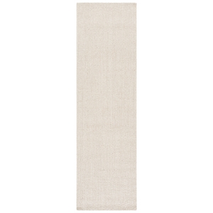 Safavieh Abstract 2'-3&quot x 8'-0&quot Wool and Cotton Hand Tufted Rug in Beige / Ivory