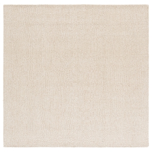 Safavieh Abstract 6'-0&quot x 6'-0&quot Wool and Cotton Hand Tufted Rug in Beige / Ivory