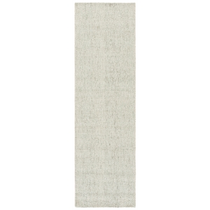 Safavieh Abstract 2'-3&quot x 8'-0&quot Wool and Cotton Hand Tufted Rug in Sage / Ivory