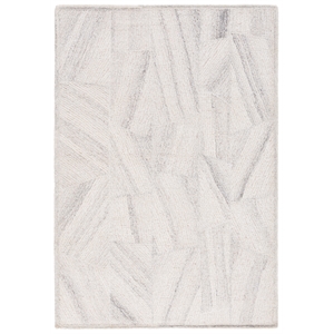 Safavieh Abstract 2'-3&quot x 8'-0&quot Wool Hand Tufted Rug in Beige / Gray