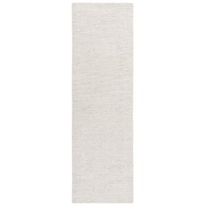Safavieh Abstract 2'-3&quot x 8'-0&quot Wool and Cotton Hand Tufted Rug in Ivory