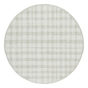 Safavieh Abstract 6'-0&quot x 6'-0&quot Wool Hand Tufted Rug in Ivory / Sage