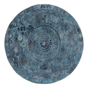 Safavieh Anatolia 6'-0&quot x 6'-0&quot Polyester Hand Tufted Rug in Blue