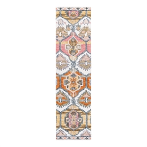 Safavieh Aspen 2'-3&quot x 9'-0&quot Wool  Hand Tufted Rug in Red / Ivory
