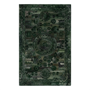 Safavieh Anatolia 5'-0&quot x 8'-0&quot Polyester Hand Tufted Rug in Green / Gray