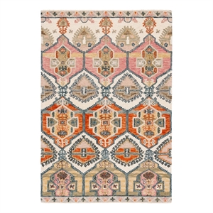 Safavieh Aspen 4'-0&quot x 6'-0&quot Wool  Hand Tufted Rug in Red / Ivory