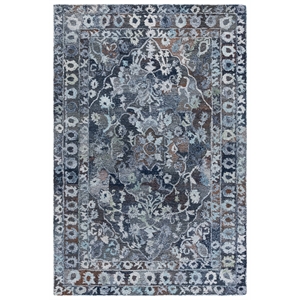 Safavieh Anatolia 6'-0&quot x 9'-0&quot Polyester Hand Tufted Rug in Gray / Ivory
