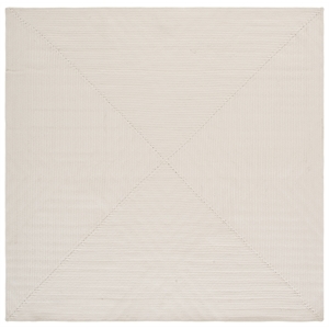 Safavieh Braided 6'-0&quot x 6'-0&quot Polypropylene Hand Woven Rug in Cream