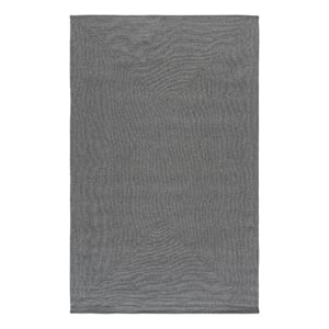 Safavieh Braided 4'-0&quot x 6'-0&quot Polypropylene Hand Woven Rug in Dark Gray