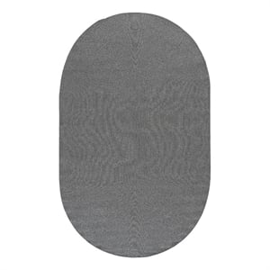 Safavieh Braided 5'-0&quot x 8'-0&quot Polypropylene Hand Woven Rug in Dark Gray