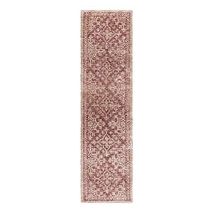 Safavieh Audrey 2'-3&quot x 8'-0&quot Polyester Hand Tufted Rug in Light Brown / Beige