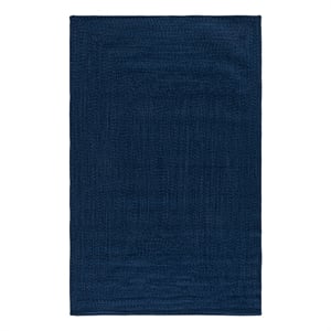 Safavieh Braided 5'-0&quot x 8'-0&quot Polypropylene Hand Woven Rug in Navy