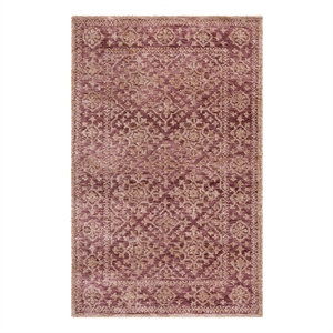 Safavieh Audrey 4'-0&quot x 6'-0&quot Polyester Hand Tufted Rug in Light Brown / Beige