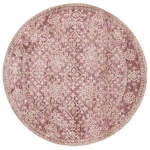 Safavieh Audrey 6'-0&quot x 6'-0&quot Polyester Hand Tufted Rug in Light Brown / Beige