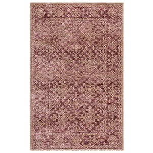 Safavieh Audrey 8'-0&quot x 10'-0&quot Polyester Hand Tufted Rug in Light Brown / Beige