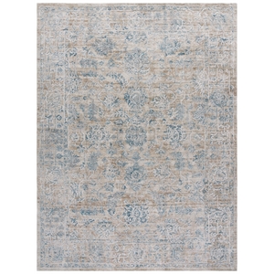 Safavieh Bedford 10'-0&quot x 14'-0&quot Cotton Hand Loomed Rug in Beige / Blue