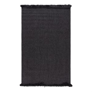 Safavieh Braided 300 6'-0&quot x 6'-0&quot Polypropylene Hand Woven Rug in Charcoal