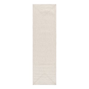 Safavieh Braided 2'-3&quot x 8'-0&quot Polypropylene Hand Woven Rug in Cream