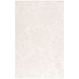 Safavieh Blossom 6'-0&quot x 9'-0&quot Wool and Cotton Hand Tufted Rug in Ivory