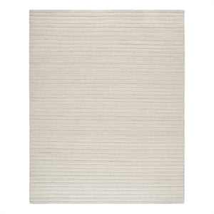 Safavieh Ebony 8'-0&quot x 10'-0&quot Wool and Cotton Hand Tufted Rug in Ivory