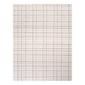 Safavieh Ebony 10'-0&quot x 14'-0&quot Wool and Cotton Hand Tufted Rug in Beige / Ivory