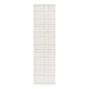 Safavieh Ebony 2'-3&quot x 11'-0&quot Wool and Cotton Hand Tufted Rug in Sage / Ivory