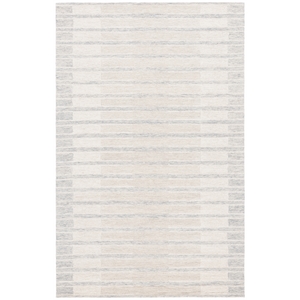 Safavieh Ebony 3'-0&quot x 5'-0&quot Wool and Cotton Hand Tufted Rug in Beige / Gray