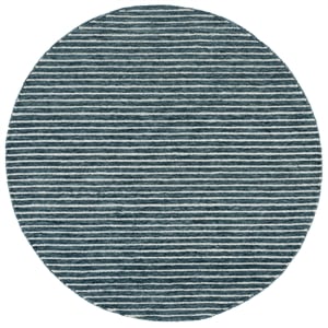 Safavieh Ebony 6'-0&quot x 6'-0&quot Wool  Hand Tufted Rug in Blue