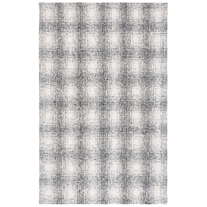 Safavieh Ebony 3'-0&quot x 5'-0&quot Wool and Cotton Hand Tufted Rug in Ivory / Black